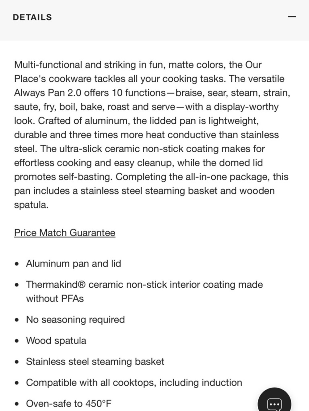 Our Place Always pan 2.0 Steam Skillet with Lid and Wooden utensil - Picture 10 of 13